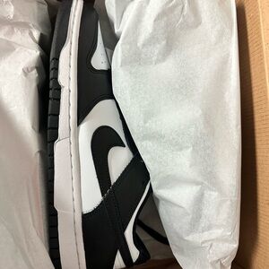 Panda Dunk Low in White and Black